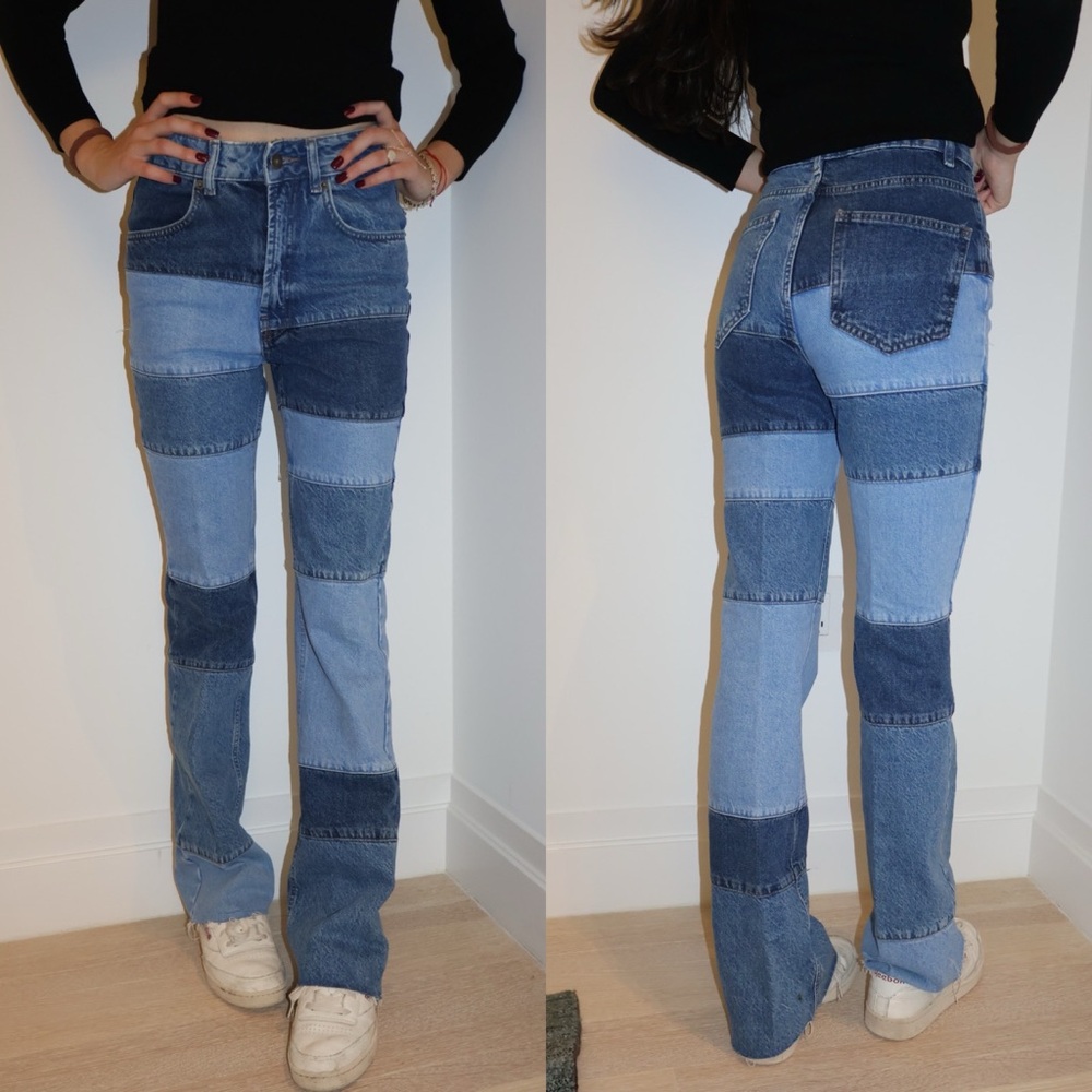 Subdued Patchwork Jeans